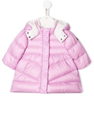Moncler Enfant concealed padded jacket - Pink