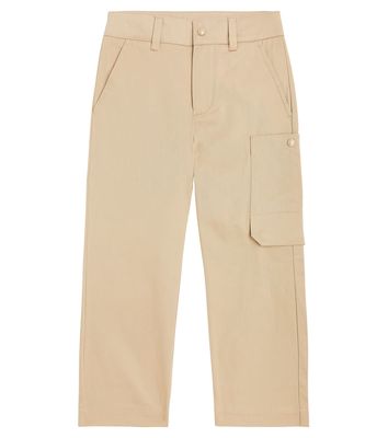Moncler Enfant Cotton-blend twill pants