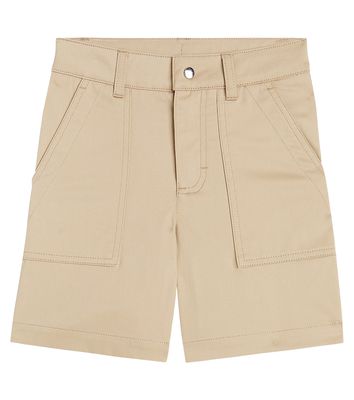 Moncler Enfant Cotton-blend twill shorts