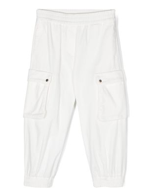 Moncler Enfant elasticated sweatpants - White
