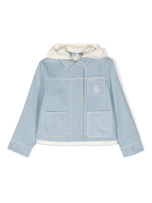 Moncler Enfant Esbly denim jacket - Blue