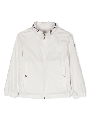 Moncler Enfant Farlak logo-patch hooded jacket - White