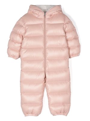 Moncler Enfant full-body padded coat - Pink