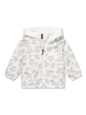 Moncler Enfant Fynn hooded jacket - White