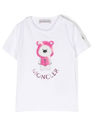 Moncler Enfant graphic-printed T-Shirt - White