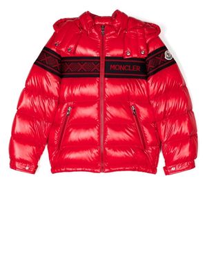 Moncler Enfant Holmi hooded puffer jacket - Red