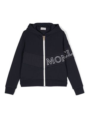 Moncler Enfant hooded jacket - Blue