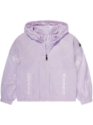 Moncler Enfant hooded jacket - Purple