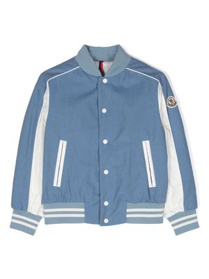 Moncler Enfant Kobby denim bomber jacket - Blue