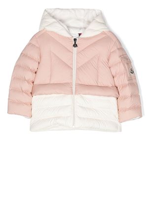 Moncler Enfant Liama two-tone puffer jacket - Pink