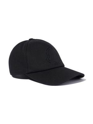 Moncler Enfant logo-embroidered cap - Black