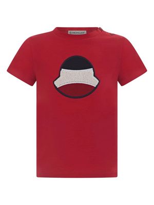 Moncler Enfant logo-embroidered cotton T-shirt