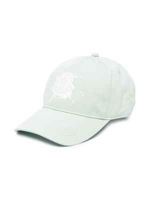 Moncler Enfant logo-print baseball cap - Green