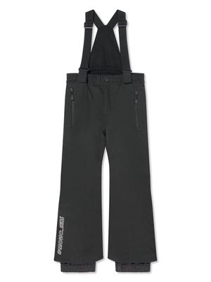 Moncler Enfant logo-print ski trousers - Black