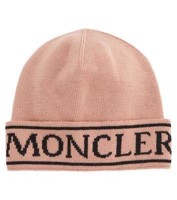 Moncler Enfant Logo wool beanie