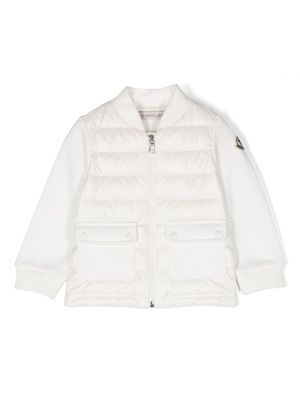 Moncler Enfant matelassé padded jacket - White