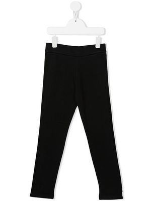 Moncler Enfant mid-rise straight trousers - Black