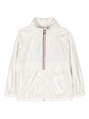 Moncler Enfant mock-neck bomber jacket - White