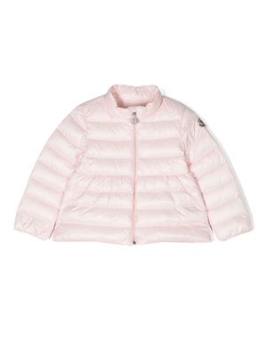 Moncler Enfant padded-design long-sleeve jacket - Pink