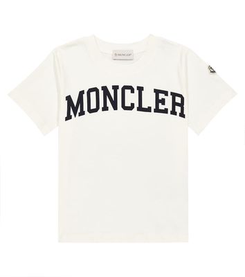 Moncler Enfant Printed cotton jersey T-shirt