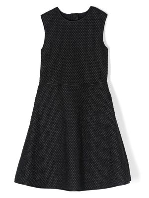 Moncler Enfant quilted sleeveless dress - Black