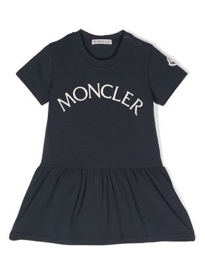 Moncler Enfant short-sleeve dress - Blue