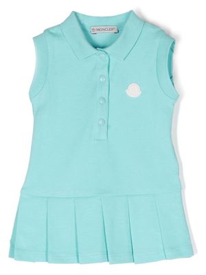 Moncler Enfant sleeveless polo shirt - Blue