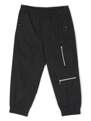Moncler Enfant zip-detail track pants - Black