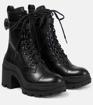 Moncler Envile leather ankle boots