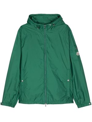 Moncler Etiache logo-patch jacket - Green