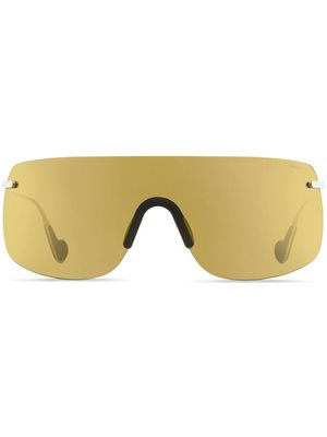 Moncler Eyewear Electra shield-frame sunglasses - Silver