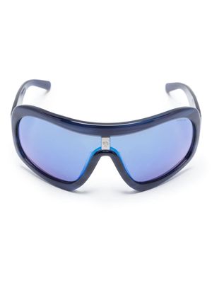 Moncler Eyewear Franconia Shield tinted sunglasses - Blue