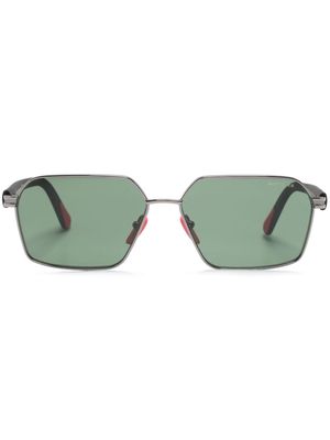 Moncler Eyewear geometric-frame sunglasses - Silver