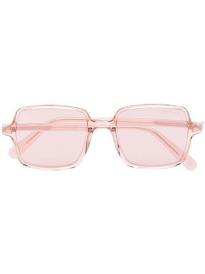 Moncler Eyewear logo-print tinted sunglasses - Neutrals