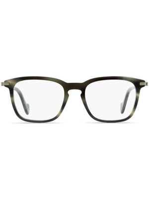 Moncler Eyewear marble-effect rectangular-frame glasses - Grey