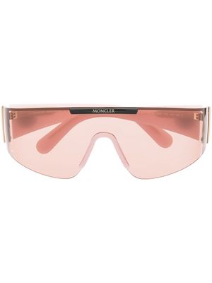 Moncler Eyewear Ombrate mask sunglasses - Pink