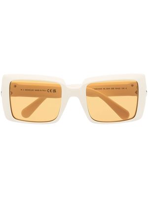 Moncler Eyewear oversized square-frame sunglasses - Neutrals