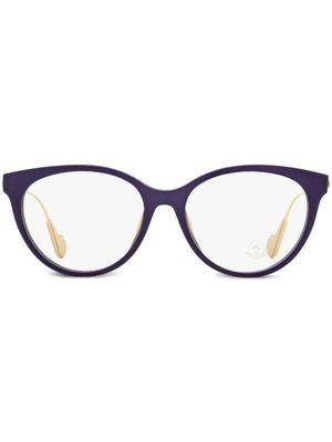 Moncler Eyewear Pantos cat-eye frame glasses - Purple