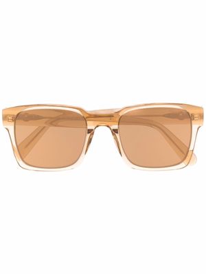 Moncler Eyewear rectangular-frame sunglasses - Neutrals
