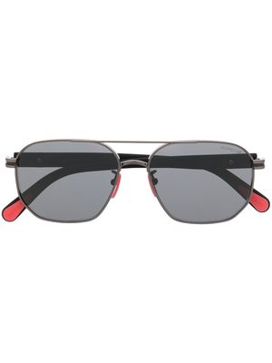 Moncler Eyewear round pilot-frame sunglasses - Black