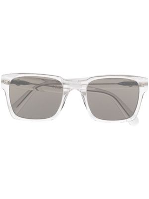 Moncler Eyewear transparent-frame sunglasses - White
