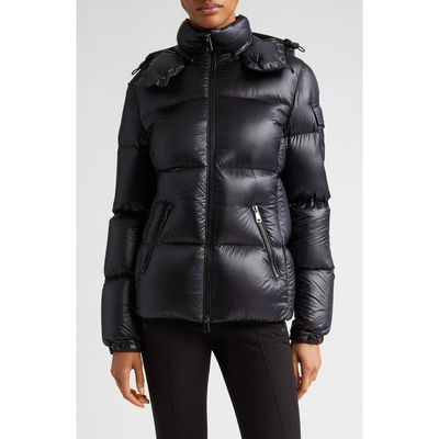 Moncler Fourmine Nylon Down Jacket in Black at Nordstrom, Size 5