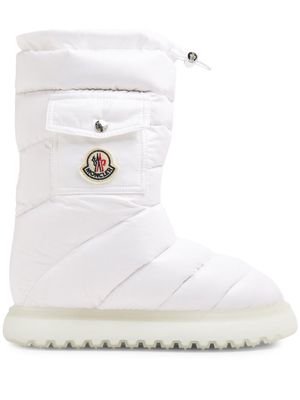 Moncler Gaia padded snow boots - White