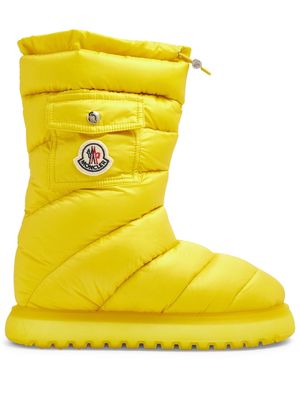 Moncler Gaia padded snow boots - Yellow