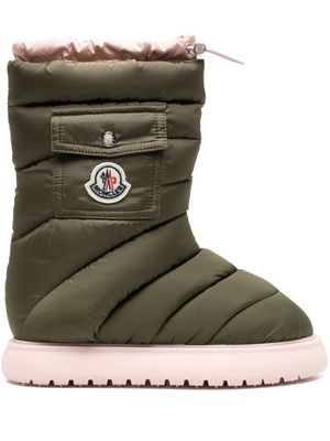 Moncler Gaia Pocket padded snow boots - Green