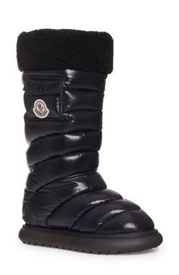Moncler Gaia Pocket Puffer Snow Boot in Black