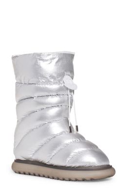 Moncler Gaia Snow Boot in Silver