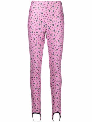 Moncler Genius graphic print leggings - Pink