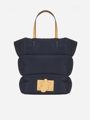 Moncler Genius Nylon And Leather Tote Bag