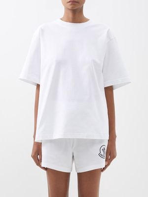 Moncler Genius - X Alicia Keys Printed Cotton-jersey T-shirt - Womens - White